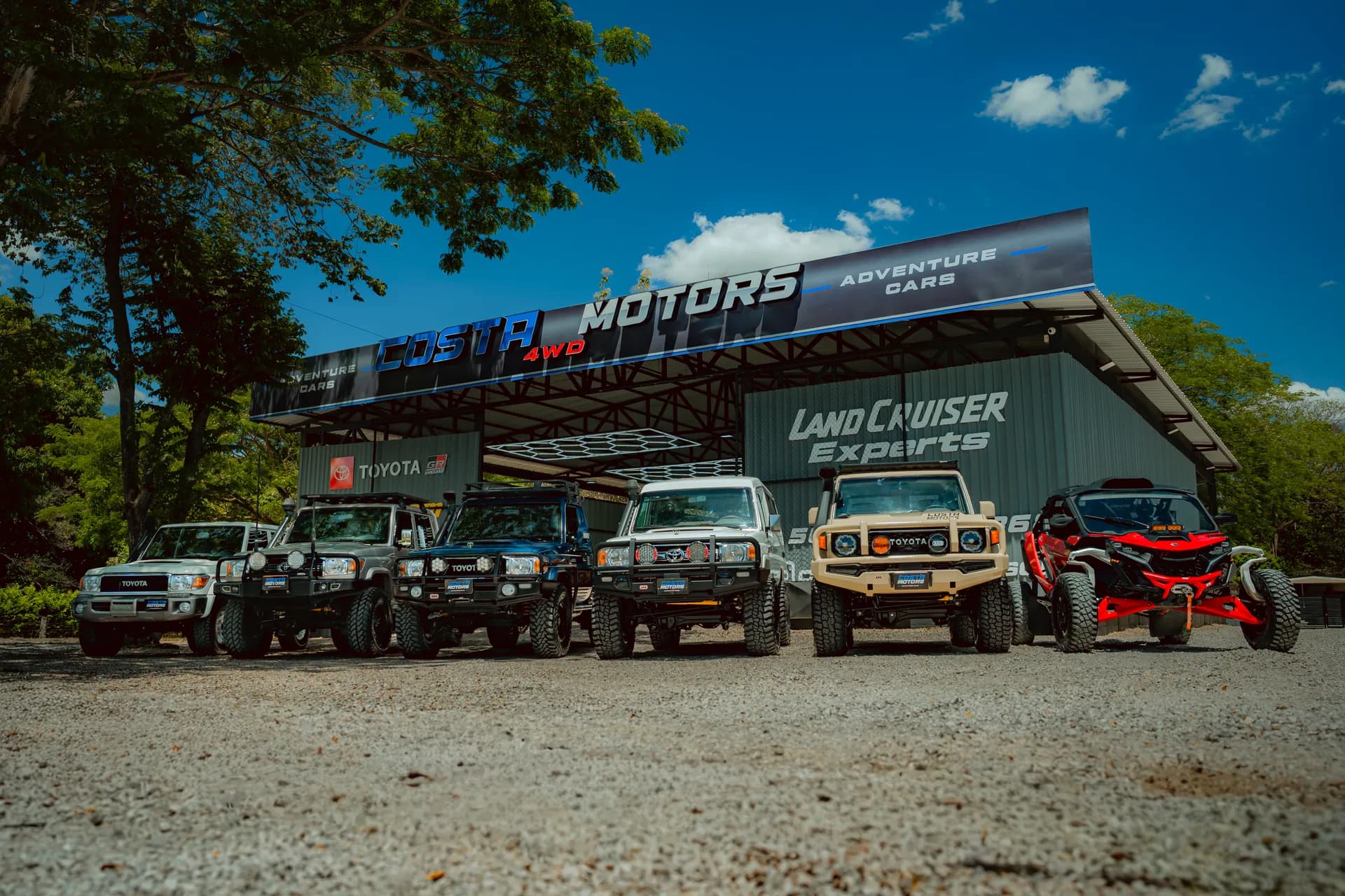 Costa Motors lot in Santa Cruz, Guanacaste